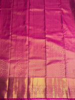 Magenta semi Kanchipuram saree- PBRIDE48D