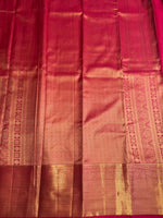 Magenta semi Kanchipuram saree- PBRIDE48E
