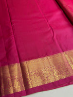 Magenta semi Kanchipuram saree- PBRIDE48F