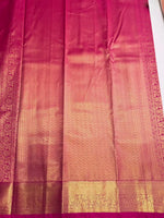 Magenta semi Kanchipuram saree- PBRIDE48F