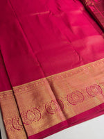Red semi Kanchipuram saree- PBRIDE48K