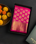 Rani Pink semi Kanchipuram saree- PBRIDE48L