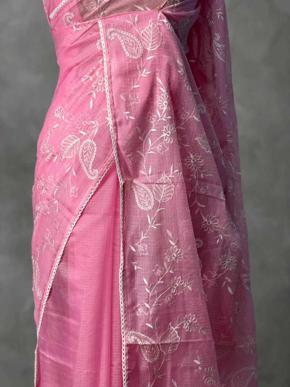 Pink soft Kotta saree- PBR33R