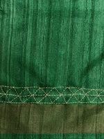Blue Tusser Silk saree- PBR33T