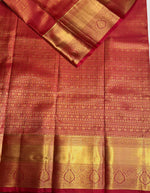 Maroon semi Kanchipuram saree- PBRIDE48R