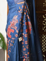 Blue Soft kotta saree - PBR35B