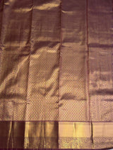 Brown semi Kanchipuram saree- PBRIDE48W