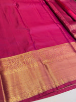 Magenta semi Kanchipuram saree- PBRIDE48ZB