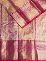 Pink semi Tissue Kanchipuram saree- PBRIDE48ZD