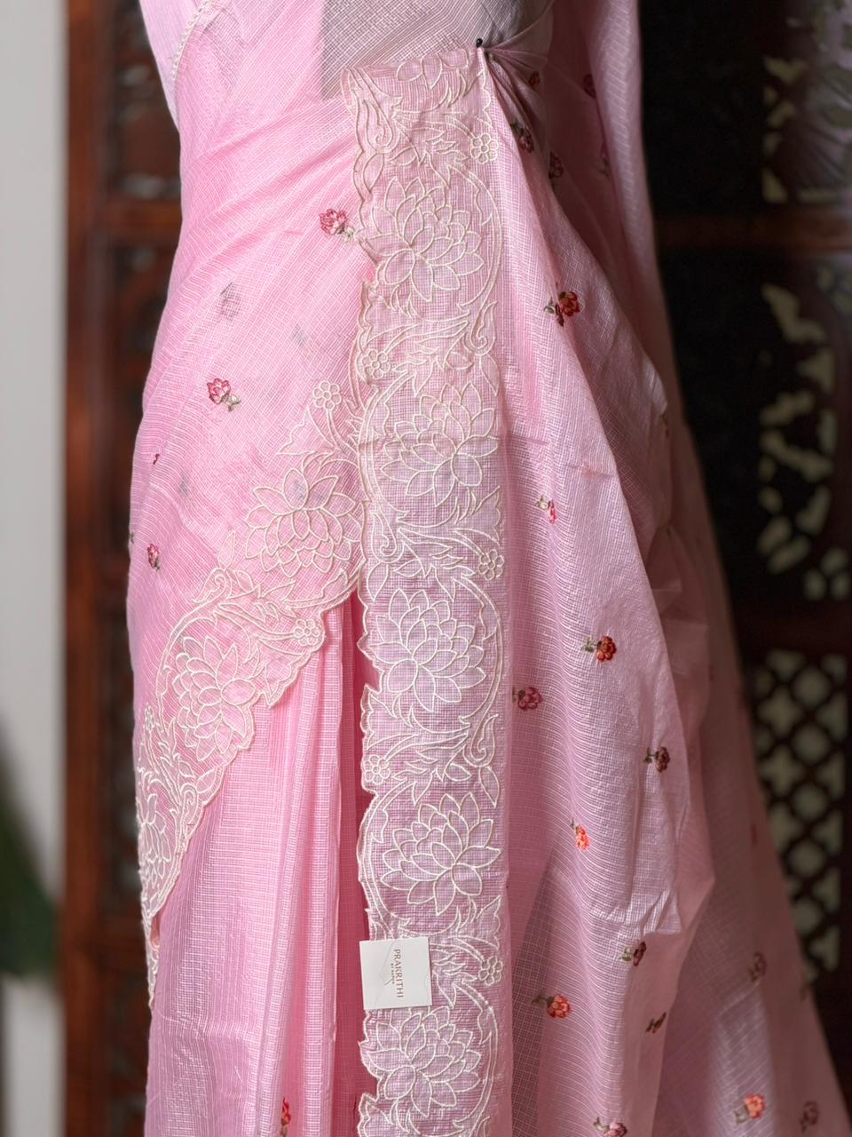 Pink soft Kotta saree- PBR33S1