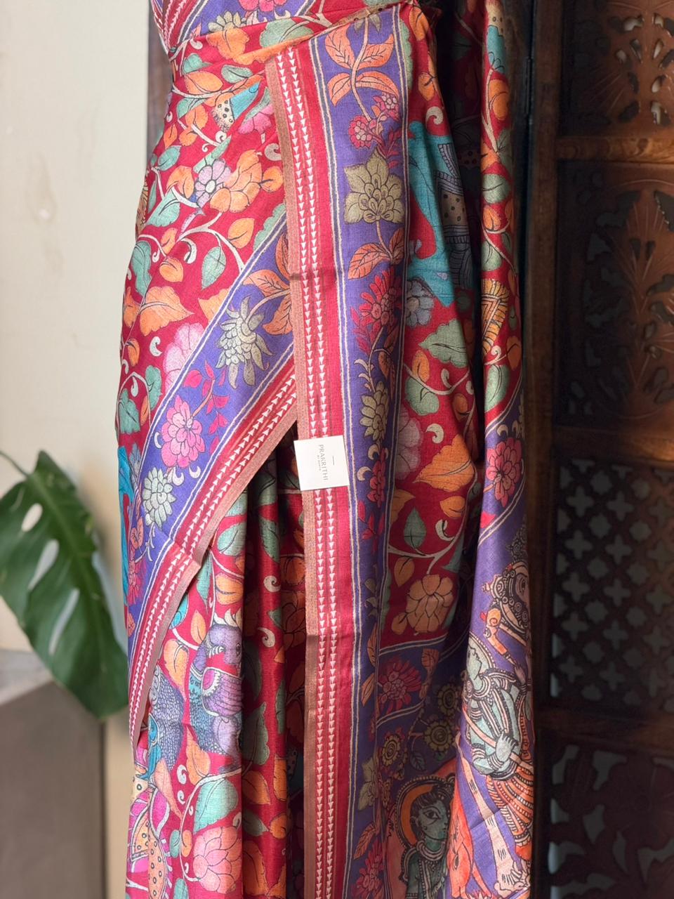 Maroon Soft silk saree- PBR30B