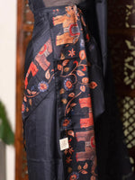 Black Soft kotta saree - PBR35C
