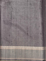 Sandal soft Tusser Silk saree- PBR33T10