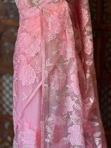 Pink Pure organza Silk saree- PBR37B