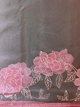 Pink Pure organza Silk saree- PBR37B