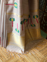 Soft Tusser Silk saree- PBR33T15