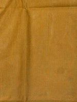 Mustard yellow Soft semi Tusser Silk saree- PBR33T18A