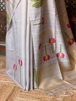 Soft Tusser Silk saree- PBR33T17