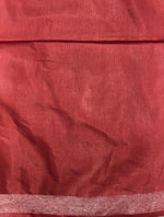 Maroon Soft semi Tusser Silk saree- PBR33T18N