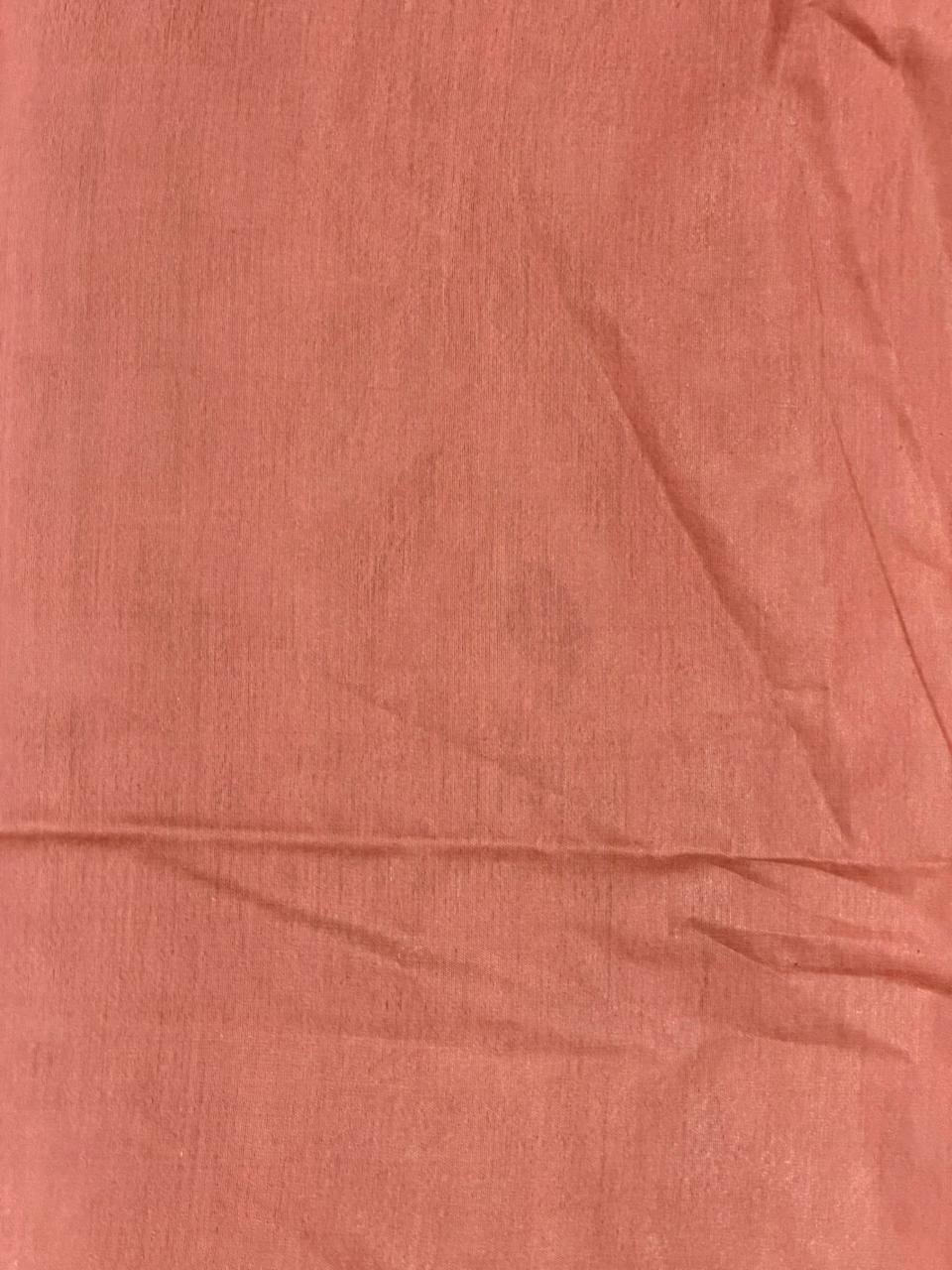 Peach Soft semi Tusser Silk saree- PBR33T18R