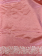Pink pure zatin Banarasi silk saree - RAZ2