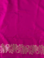 Rani Pink pure zatin Banarasi silk saree - RAZ2D
