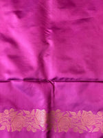 Violet pure zatin Banarasi silk saree - RAZ2E