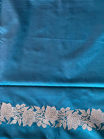 Blue pure zatin Banarasi silk saree - RAZ2F