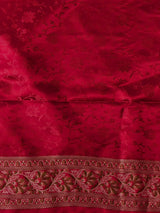 Dark Yellow pure Tanchui banarasi saree: PBR56B