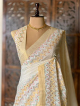 Premium Chanderi saree- ONAM26I
