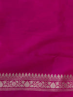Rani pink Katan Banarasi silk saree - RAZ3B