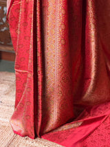 Magenta pure Jamwar Tanchui banarasi saree: PBR56E3