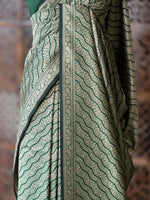 Dark Green Katan Banarasi silk saree - RAZ3F