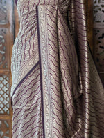 Deep Purple Katan Banarasi silk saree - RAZ3H