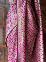 Purple Katan Banarasi silk saree - RAZ3K