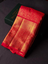 Maroon pure Kanchipuram Silk saree - PPURE95