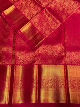 Maroon pure Kanchipuram Silk saree - PPURE95