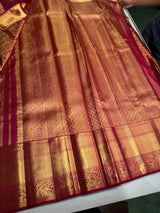 Magenta puretissue Kanchipuram Silk saree - PPURE96