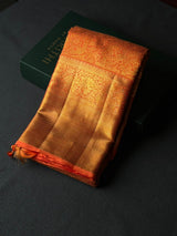 Orange pure 2g Kanchipuram Silk saree - PPURE101
