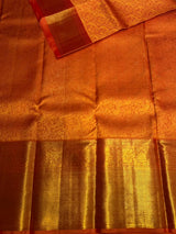 Orange pure 2g Kanchipuram Silk saree - PPURE101