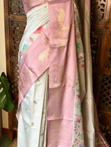 Onion Pink Soft silk saree: PBR55B