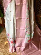 Onion Pink Soft silk saree: PBR55B