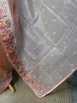 Peach Net kotta saree - PBR34B1