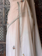 Nude Pink soft Chiffon saree : PBR52F4