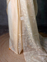 Nude peach Net kotta saree - PBR34B5