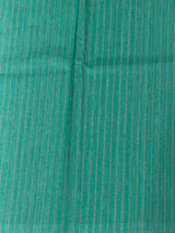 Black and aqua blue jute saree- PBR58