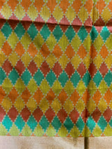 Lime green Silk cotton saree- PBR60A