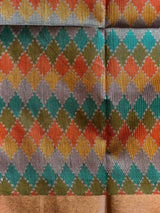 Blue Silk cotton saree- PBR60C