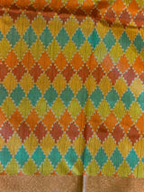 Yellow Silk cotton saree- PBR60F