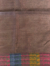 Black Jute Tissue saree- PBR61E